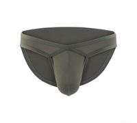 Bragas de Malla para Hombre con Realce y Cintura para baja Bragas | Men's Low Waist Bulge Pouch Mesh Underpants T-back Hollow Lingerie Slips Briefs