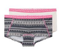 Bragas de mujer Kari Traa Tina Hipster 2Pk Talla: L / Color: negro/blanco