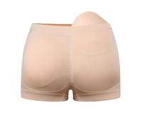 Bragas Fajas Gluteos Culotte Faja Antirozaduras Faja Reductora para Vestido para Vestido Interior Moldeadora De Glúteos con Almohadillas Extraíbles De Pantalón Mujer Slimshape Pro Khaki M