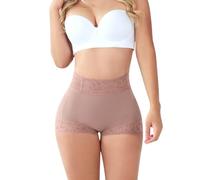 Bragas levantadoras de glúteos de Encaje clásico para Mujer, Ropa Breve suavizante para Uso Diario Faja Mujer Reductora Barriga Braga Reductora Sin (Purple, L)