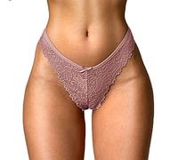 Bragas Malla Encaje Floral Sexy para Mujer Ropa Interior Talla Grande Transparente ahuecada Tiro bajo Interior Cesto Ropa
