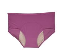 Bragas menstruales a prueba de fugas for mujer, talla grande 8xl, cintura alta de 110 kg, ropa interior femenina, transpirables e impermeables.(Purple,1pc,4XL)