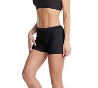 Bragas menstruales para mujer a prueba de fugas, bóxers menstruales para adolescentes, bragas de período con absorbencia, braguitas de algodón lisas impermeables, ropa interior absorbente, Negro, S