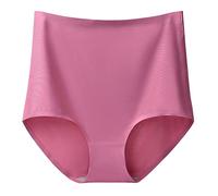 Bragas Mujer Algodon Calzoncillos de Talla Grande para Mujer, Cintura ultraalta, Color sólido, Calzoncillos sin Rastro de Seda Helada, no se atraparán en Pack Bragas Conjuntos Ropa (G, XXXXL)