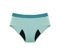Bragas Mujer Algodón Impreso para Reglas Antifugas, Slip Mujer Menstrual Cómodo, Bragas De Protección Periódica, Reglas Coloridas, menta verde., XS