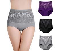 Bragas Mujer Algodon Pack de 3 Bragas de Algodón para Mujer en Variados Tonos con Corte y Comodidad Superior 3piezas (Beige, L)