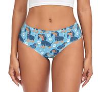 Bragas Mujer Divertida Huella De Perro Salchicha Braguitas Ropa M