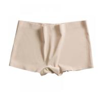 Bragas Mujer Women's Camisole Shorts Dress Comfortable and Smooth Yoga Shorts Fitness Pants Bragas Mujer Pack Algodon Bragas Sin Costuras (Beige, M)