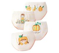 Bragas Niña 14 Años - Ropa Interior para Niños Pequeños Y Bebés Calzoncillos Bonitos Y Cómodos con Dibujos Animados Pantalones Cortos Ropa Interior De Algodón Bañadores 4 Uds (Yellow 2-4 Years)