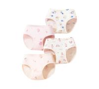 Bragas Niña 14 Años - Ropa Interior para Niños Pequeños Y Bebés Calzoncillos Bonitos Y Cómodos con Dibujos Animados Pantalones Cortos Ropa Interior De Algodón Bañadores 4 Uds (White 10-13 Years)