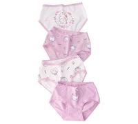 Bragas Niña 3-14 Años Conejo Pack de 4 Braguitas Adolescentes Niña Sirenita Dibujos Animados Panties Cintura Elástica Ropa Interior Calzones Transpirable Comodos Verano Deporte (Púrpura, 13-14 años)