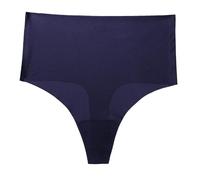 bragas sin costuras mujer invisible Bragas de Algodon Cintura Alta Barriga Plana Calzones sin Costuras Braga Menstrual Compresión Cotton Underwear Women Ropa Mulher calzones calzoncillos Azul