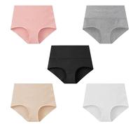 bragas sin costuras mujer invisible Bragas de Algodon Talle Alto Barriga Plana Calzones Seamless Underwear Braga Menstrual Compresivos Seamless Underwear Roupa Mulher calzones calzoncillos Blanco