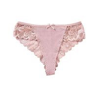Bragas Sin Costuras Mujer Invisible Bragas de Mujer con Estilo Transpirable Encaje sin Encaje Tallas Grandes Tanga Bragas Mujer Algodon Braguitas De Mujer (Pink, XXL)