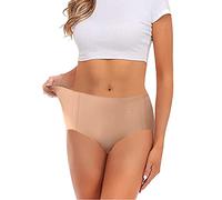 bragas sin costuras mujer invisible Braguitas Algodon Mujer Altas Vientre Plano Calzones Seamless Underwear Braga Menstrual Compresión Seamless Underwear Roupa Mulher bragas calzones calzoncillos Café