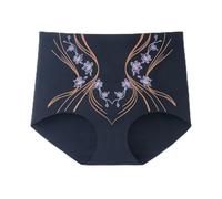 Bragas sin costuras para mujer, paquete M-2XL, control de abdomen de cintura alta, sensación de desnudez, uso diario casual para mujeres (XXL negro)