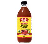 Bragg Vinagre de sidra de manzana ecológico con arándano rojo y manzana