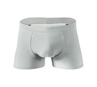 Braguero Hernia Inguinal Hombre, Calzoncillos Tipo Faja Hernia Inguinal con 4 Almohadillas de Compresión Extraíbles(S)