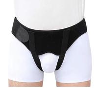 Braguero Hernia Inguinal Hombre, Cinturon Hernia Inguinal para Hombres y Mujeres. Cinturón Ajustable con Almohadilla de Compresión Extraíble(Large)