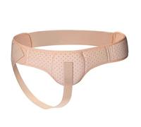 Braguero Hernia Inguinal Hombre Faja para Hernias en la Ingle o Abdomen Inferior Cinturón de Soporte para Hernias con Almohadilla de Presión(Pink,Medium)