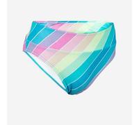 Braguita Bañador 500 Bao Niña Rainbow Stripes Turquesa 149-159cm12-13A