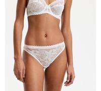 Braguita de encaje y microfibra, Signature JEANNE. Talla 38/40. Color Blanco