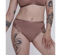 Braguita escotada Romance Mujer Talla 46. Color Marron