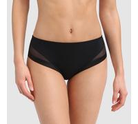 Dim Braga Microfibra Generous Clásico Mujer x1, Negro, XL
