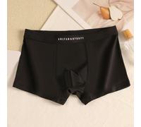 Braguita Hombre Algodón Transpirable Talla L-3XL | Tejido ligero, circulación aire, previene humedad, uso diario, oficina hogar(Black XL)