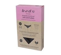 BRAGUITA MENSTRUAL negra sin costura talla M.