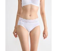 Braguita midi Romance (lote 3+1 gratis) Mujer Talla 48. Color Blanco