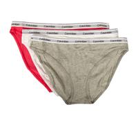 Braguita mujer CK CALVIN KLEIN, pack de 3 piezas de calzoncillos elásticos visib