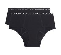 Braguita tipo bóxer menstrual - flujo abundante Mujer Talla 48/50. Color Negro