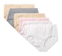 Braguitas altas de algod n c modas y frescas para mujer Just My Size, paquete de 6, surtido de 2