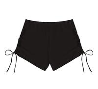 Braguitas Bikini De Mujer Swimsuit Control Vientre Brasileño Tanga Suave Clásico Cintura Bajo Elástico Trajes De Baño Playa Surf Pantalones De Baño Ruched Piscina Sexy Triángulo Tanga, Negro , XS