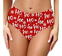 Braguitas Bikini de Talle bajo con Estampado Floral, Transpirables, y elásticas, con navideños para una Comodidad y sensación únicas a Diario.