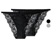 Braguitas con encaje para mujer pack 2