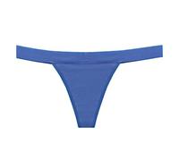 Braguitas de Bikini para Mujer Tangas Menstruales a Prueba de Fugas Bragas absorbentes Tanga Menstrual azul S
