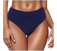 Braguitas de Bikinis Mujer Cintura Alta Ruched Bañadores Mujer Reductores Cómodas Bikini Parte de Abajo Bragas Bañador Reductor Barriga Parte Inferior de Bikini Vientre Piscina Playa Baratos
