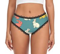Braguitas de encaje con estampado de animalitos adorables para mujer - Tiro