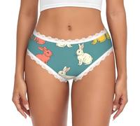 Braguitas de encaje con estampado de animalitos adorables para mujer - Tiro