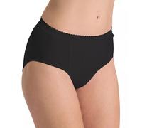 sloggi Control Tai 2P, Slip, Mujer, Negro (Black), 38