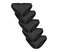 Urban Classics Ladies Natural Fibre Briefs 5-Pack TB7846C XS