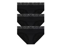Braguitas Menstruales con Flujo Abundante Protección Adicional Bragas Protectoras de Encaje Bragas Posparto Ropa Interior Transpirable Bragas Cómodas Paquete de 4 Color Negro Talla 5Xl