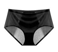 Braguitas Menstruales de Algodón Transpirables para Mujer Kit de Inicio para Adolescentes y Niñas Bragas Ecológicas para El Período Ropa Interior Básica Color Negro Talla L