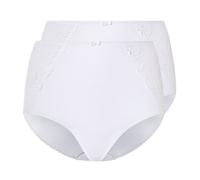 Braguitas moldeadoras con encaje para mujer pack 2 - Blanco#Tallas:M (42/44). Talla