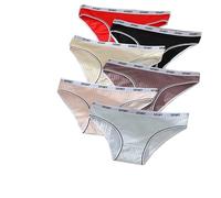 Braguitas Posparto para Mujer Absorbentes a Prueba de Fugas de Cintura Alta de Talla Grande Ropa Interior Menstrual Bragas Estilo Hipster 6 Unidades Multicolor Xl