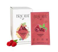 BRAGULAT/Saborizantes de agua Sin Azucar, con fruta deshidratada, Vitamina C y B12, colorantes y sabores naturales (15 Sobres Frambuesa)
