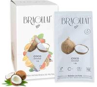 BRAGULAT/Saborizantes de agua Sin Azucar, con fruta deshidratada, Vitamina C y B12, colorantes y sabores naturales (15 Sobres, Coco)