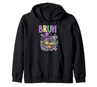 BRAH Mardi Gras Cocodrilo Sudadera con Capucha